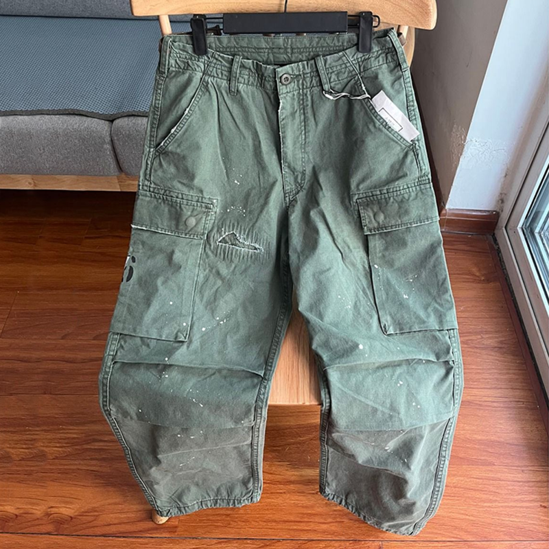 Chino | Men's Loose Fit Washed Cargo Pants