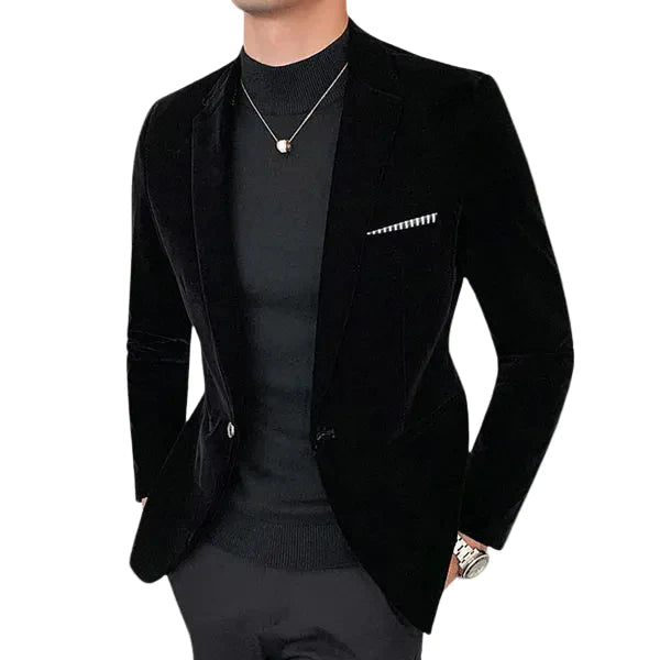 Arlo | Men's Elegant Slim Fit Velvet Blazer