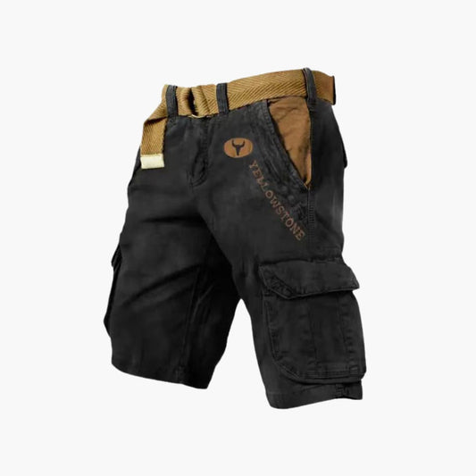 Lance | Men's Cargo Shorts with Belt & Multiple Pockets