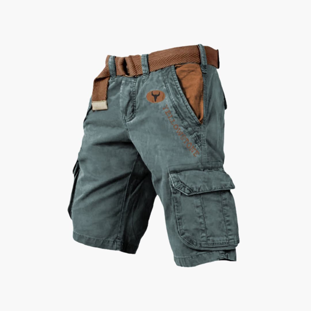 Lance | Men's Cargo Shorts with Belt & Multiple Pockets
