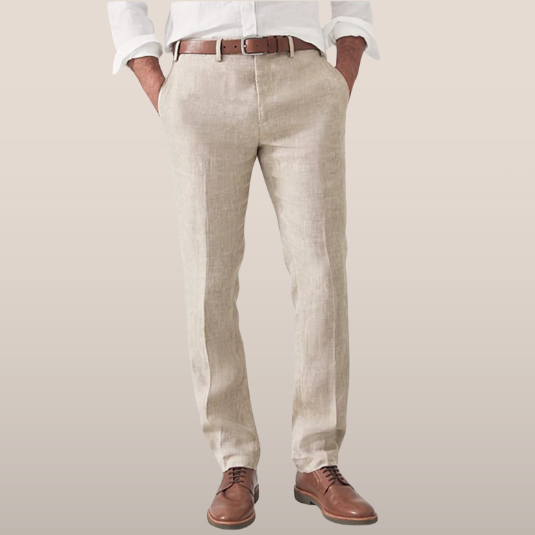 Chad | Men's Summer Linen Dress Pants