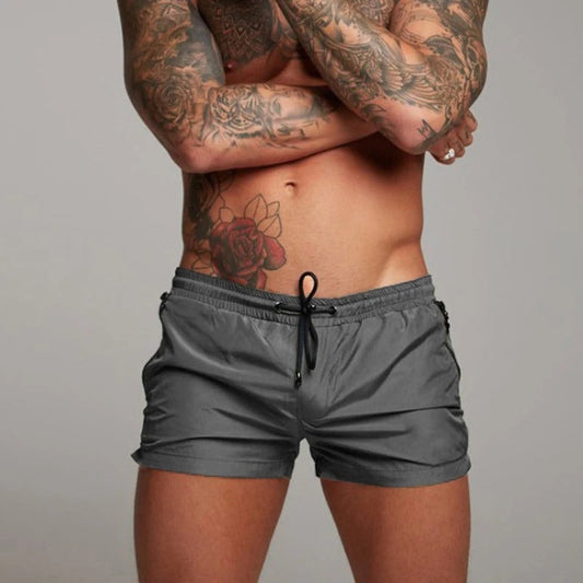 Billy | Men's Stretch Quick-Dry Swim Trunks with Drawstring Waist