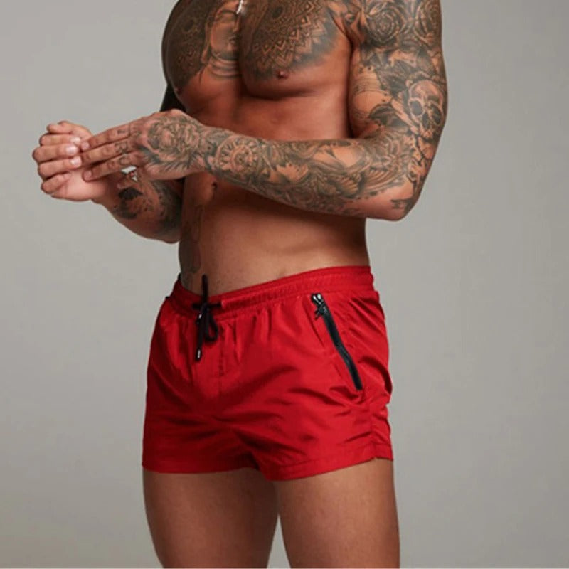 Billy | Men's Stretch Quick-Dry Swim Trunks with Drawstring Waist