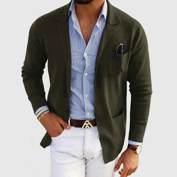 Alexander |  Men's Elegant Knit Casual Blazer