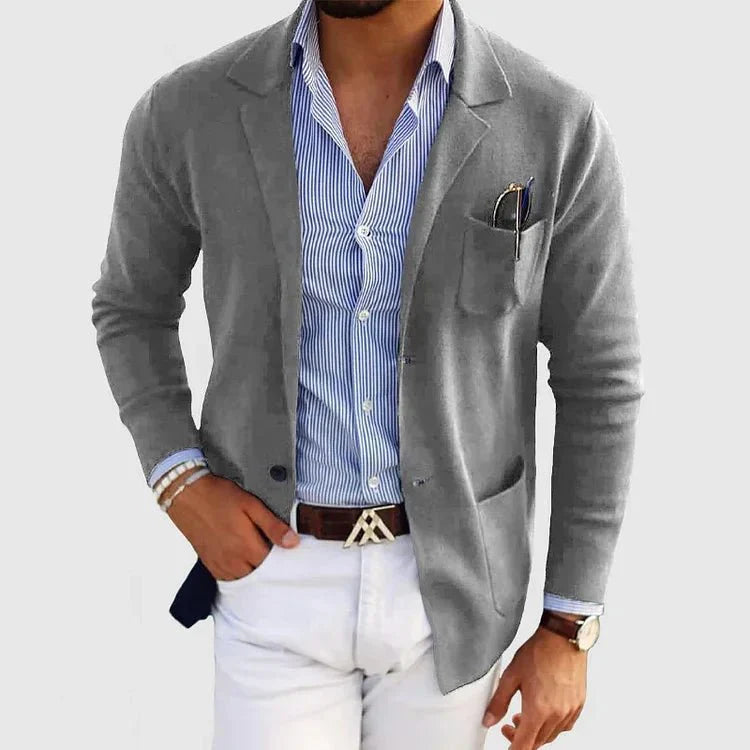 Alexander |  Men's Elegant Knit Casual Blazer