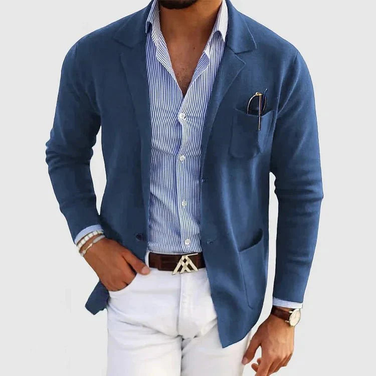 Alexander |  Men's Elegant Knit Casual Blazer