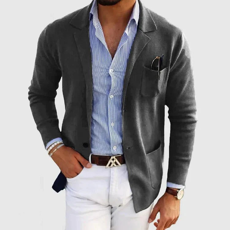 Alexander |  Men's Elegant Knit Casual Blazer