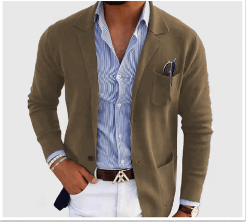 Alexander |  Men's Elegant Knit Casual Blazer